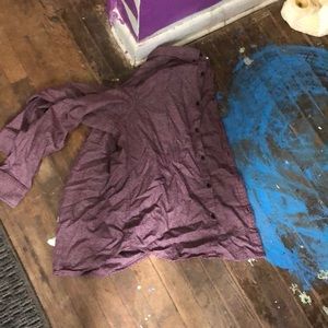 Medium purple flannel